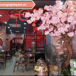 Lắp đặt bếp lẩu nướng không khói nhà hàng The Gongcha tại Thường Tín